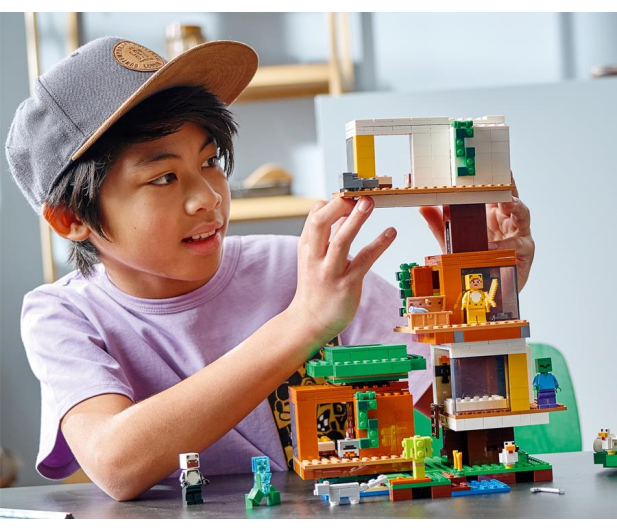 LEGO Minecraft 21174 Nowoczesny domek na drzewie - 1019959 - zdjęcie 2